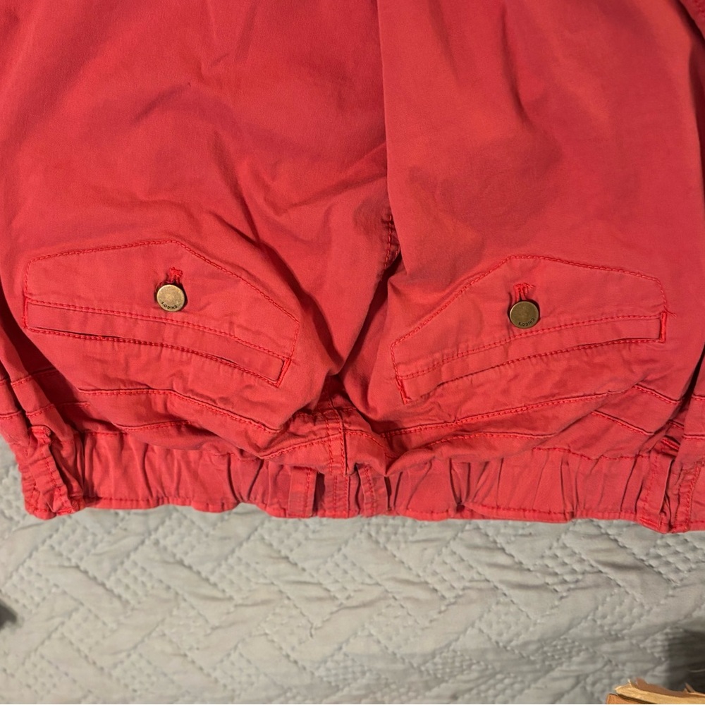 Chico's Rose Red pants 12/14 - Picture 3 of 6